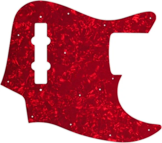 WD Custom Pickguard For Fender Made In Japan Jazz Bass #28R Red Pearl/White/Black/White