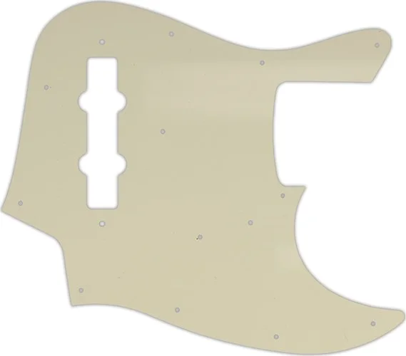 WD Custom Pickguard For Fender Made In Japan Jazz Bass #55S Parchment Solid