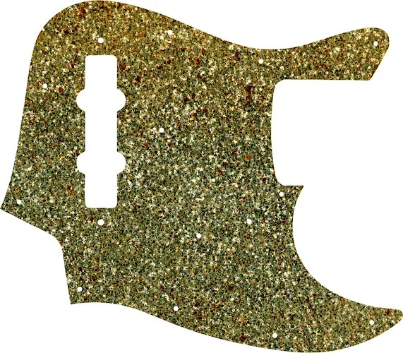 WD Custom Pickguard For Fender Made In Japan Jazz Bass #60GS Gold Sparkle 