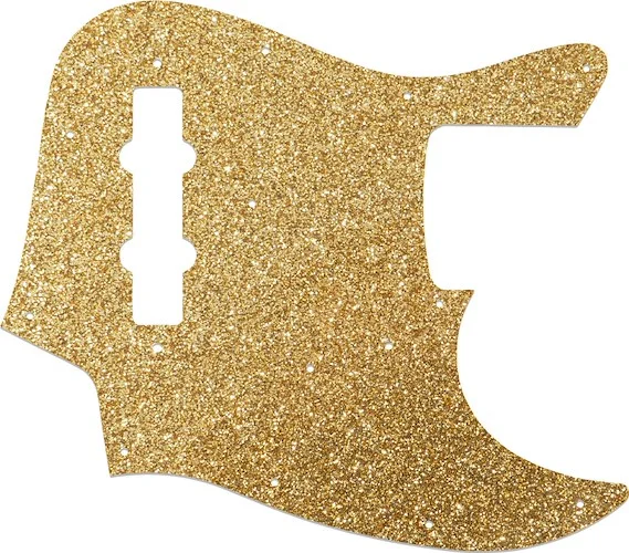 WD Custom Pickguard For Fender Made In Japan Jazz Bass #60RGS Rose Gold Sparkle 