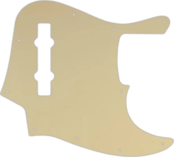 WD Custom Pickguard For Fender Made In Mexico 5 String Jazz Bass #06 Cream