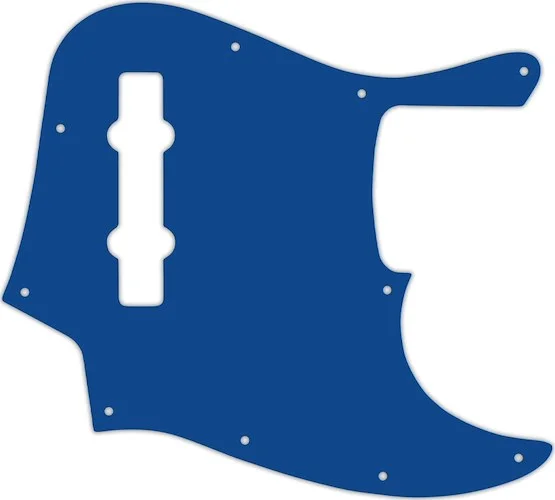 WD Custom Pickguard For Fender Made In Mexico 5 String Jazz Bass #08 Blue/White/Blue