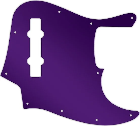 WD Custom Pickguard For Fender Made In Mexico 5 String Jazz Bass #10PR Purple Mirror