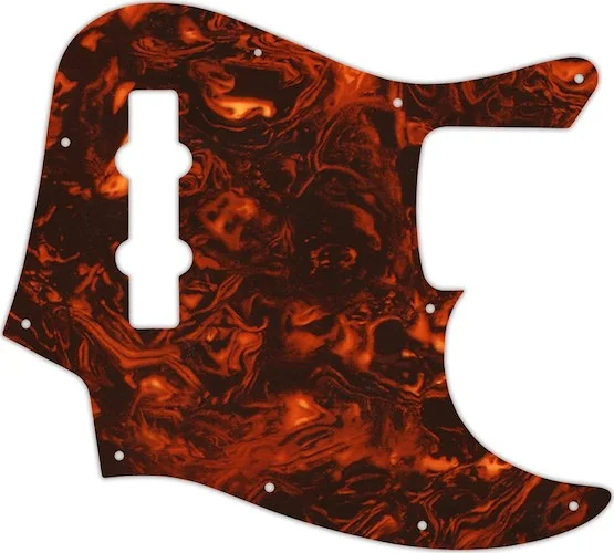 WD Custom Pickguard For Fender Made In Mexico Jazz Bass #05F Faux Tortiose