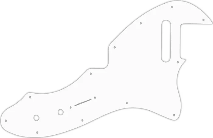 WD Custom Pickguard For Fender Made In Mexico '69 Telecaster Thinline Reissue #04 White/Black/White
