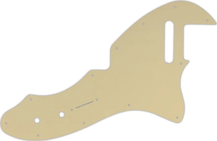 WD Custom Pickguard For Fender Made In Mexico '69 Telecaster Thinline Reissue #06 Cream