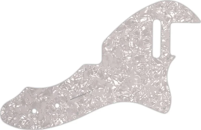 WD Custom Pickguard For Fender Made In Mexico '69 Telecaster Thinline Reissue #28 White Pearl/White/