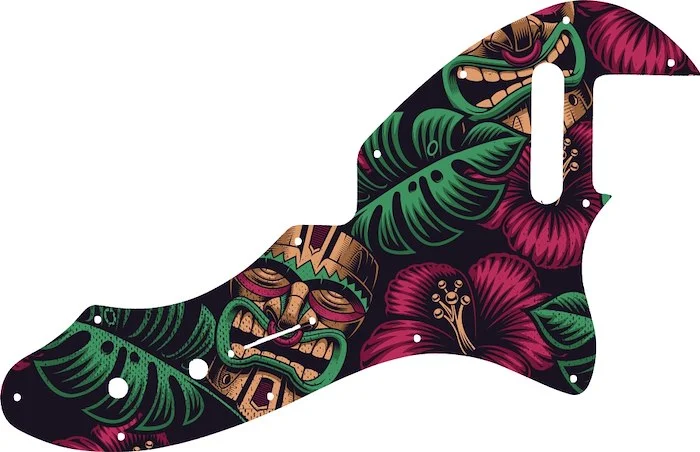 WD Custom Pickguard For Fender Made In Mexico '69 Telecaster Thinline Reissue #GAL01 Aloha Tiki Graphic