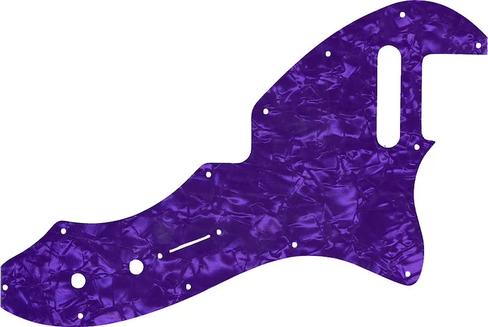 WD Custom Pickguard For Fender Made In Mexico '69 Telecaster Thinline Reissue #28PRL Light Purple Pearl