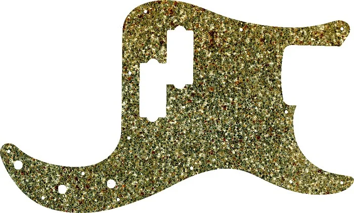 WD Custom Pickguard For Fender Made In Mexico Standard Precision Bass #60GS Gold Sparkle 