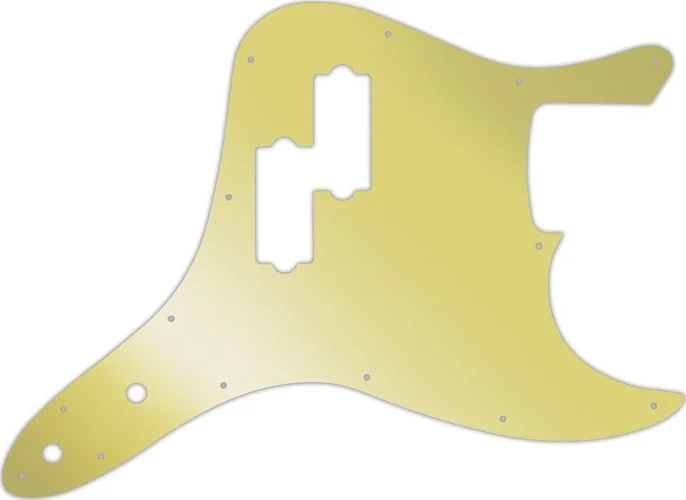 WD Custom Pickguard For Fender 2002-2010 Mark Hoppus Signature Bass #10GD Gold Mirror