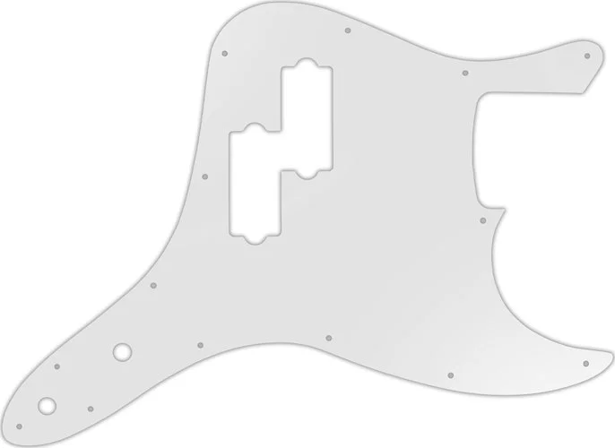 WD Custom Pickguard For Fender 2002-2010 Mark Hoppus Signature Bass #22 Translucent Milk White