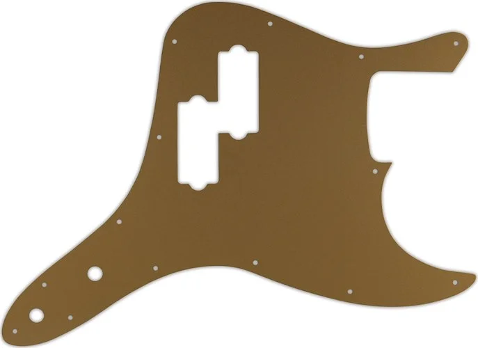 WD Custom Pickguard For Fender 2002-2010 Mark Hoppus Signature Bass #59 Gold/Clear/Gold