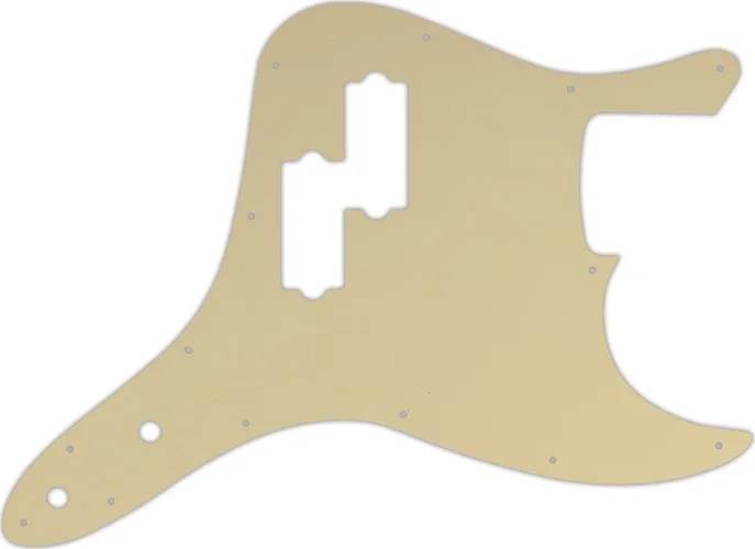 WD Custom Pickguard For Fender 2002-2010 Mark Hoppus Signature Bass #06 Cream