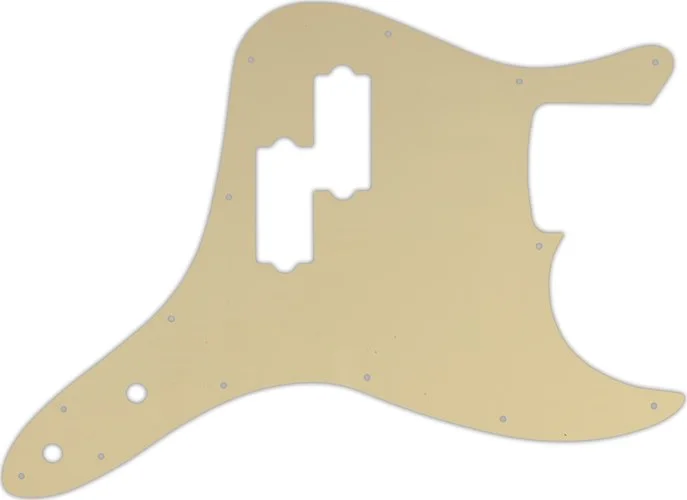 WD Custom Pickguard For Fender 2002-2010 Mark Hoppus Signature Bass #06B Cream/Black/Cream