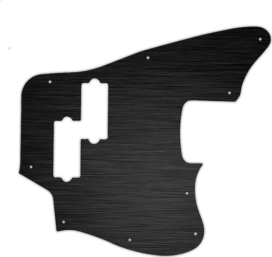 WD Custom Pickguard For Fender Modern Player Jaguar Bass #27T Simulated Black Anodized Thin