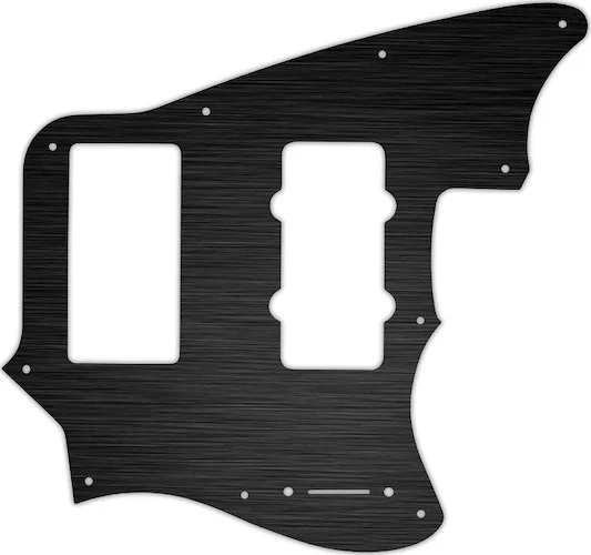 WD Custom Pickguard For Fender Modern Player Marauder #27T Simulated Black Anodized Thin