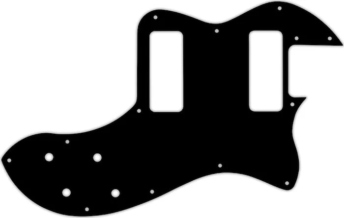 WD Custom Pickguard For Fender Modern Player Telecaster Thinline Deluxe #01 Black