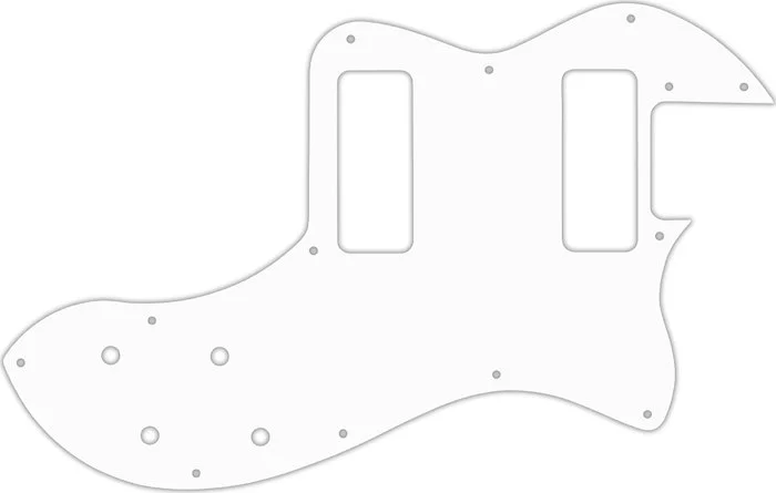 WD Custom Pickguard For Fender Modern Player Telecaster Thinline Deluxe #02 White