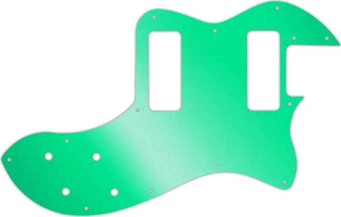 WD Custom Pickguard For Fender Modern Player Telecaster Thinline Deluxe #10GR Green Mirror