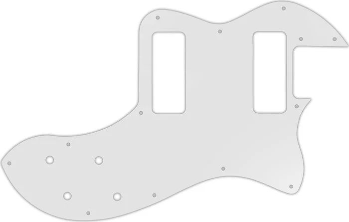 WD Custom Pickguard For Fender Modern Player Telecaster Thinline Deluxe #22 Translucent Milk White