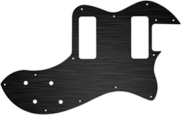 WD Custom Pickguard For Fender Modern Player Telecaster Thinline Deluxe #27 Simulated Black Anodized