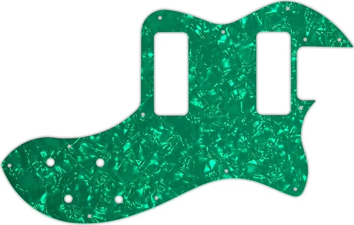 WD Custom Pickguard For Fender Modern Player Telecaster Thinline Deluxe #28GR Green Pearl/White/Blac