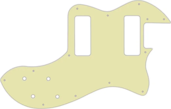 WD Custom Pickguard For Fender Modern Player Telecaster Thinline Deluxe #34 Mint Green 3 Ply