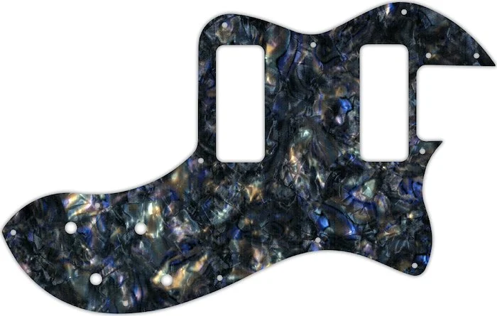 WD Custom Pickguard For Fender Modern Player Telecaster Thinline Deluxe #35 Black Abalone
