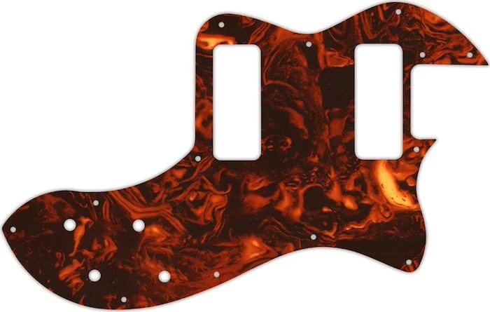 WD Custom Pickguard For Fender Modern Player Telecaster Thinline Deluxe #05F Faux Tortiose