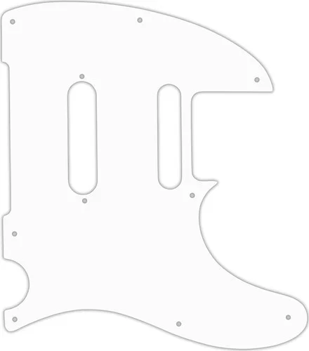 WD Custom Pickguard For Fender Modern Player Telecaster Plus #02M White Matte