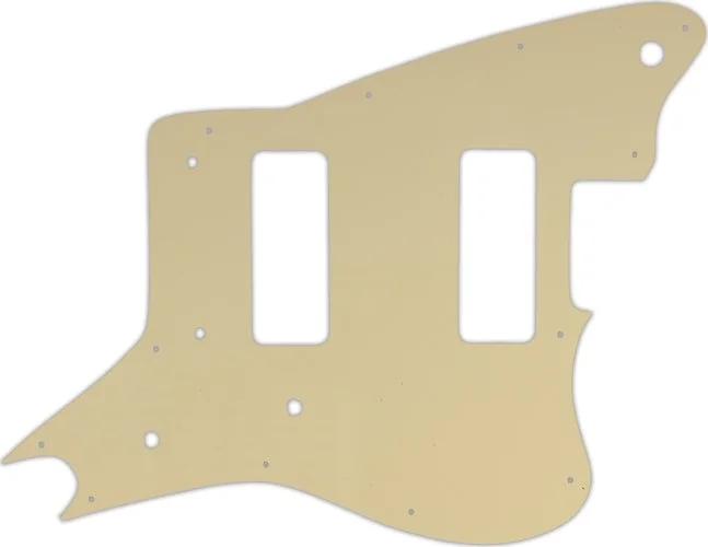 WD Custom Pickguard For Fender Modern Player Jaguar - Custom Designed #06 Cream