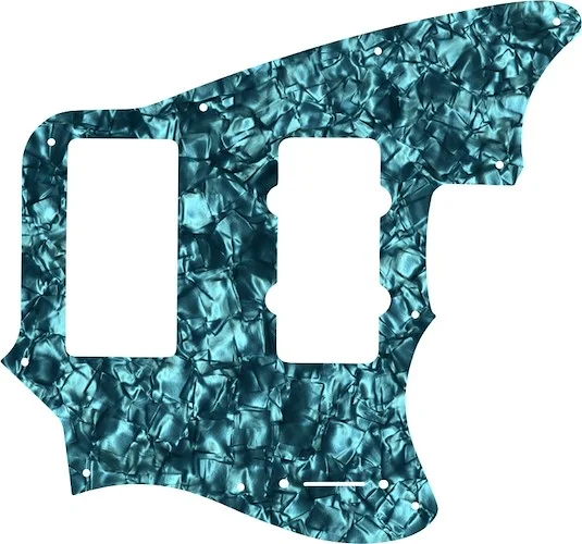 WD Custom Pickguard For Fender Modern Player Marauder #28AQ Aqua Pearl/Black/White/Black