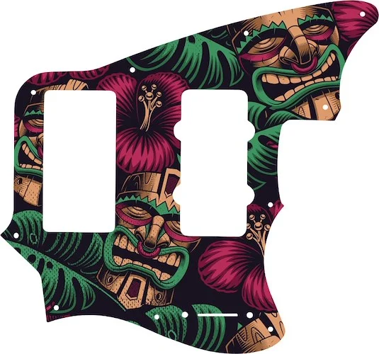 WD Custom Pickguard For Fender Modern Player Marauder #GAL01 Aloha Tiki Graphic
