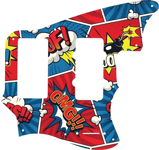 WD Custom Pickguard For Fender Modern Player Marauder #GCM01 Comic Book Graphic