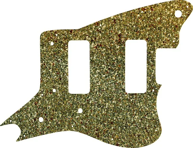 WD Custom Pickguard For Fender Modern Player Jaguar - Custom Designed #60GS Gold Sparkle 