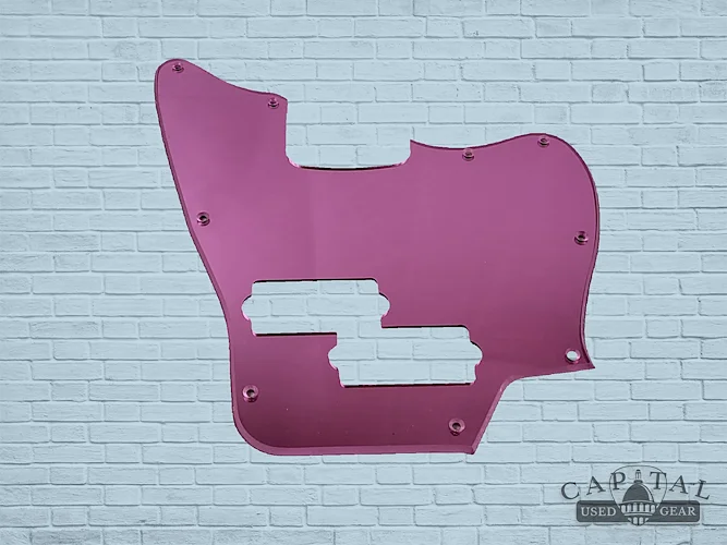 WD Custom Pickguard For Fender Modern Player Jaguar Bass #10P Pink Mirror (Used)