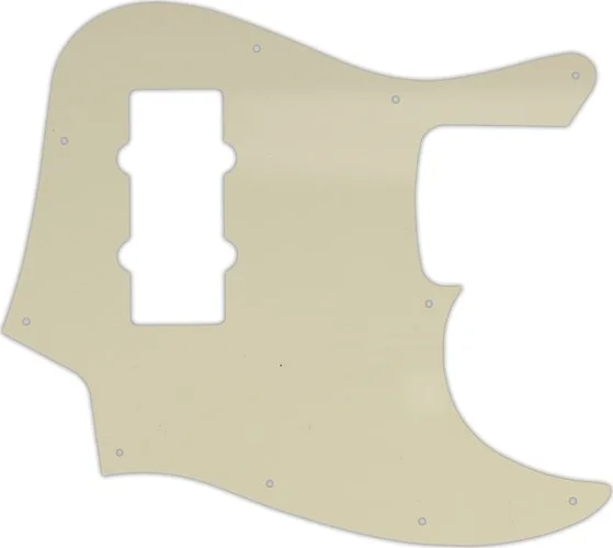 WD Custom Pickguard For Fender 2012-2013 Made In China Modern Player Jazz Bass #55 Parchment 3 Ply