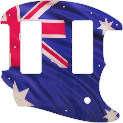 WD Custom Pickguard For Fender OffSet Series Mustang #G13 Aussie Flag Graphic
