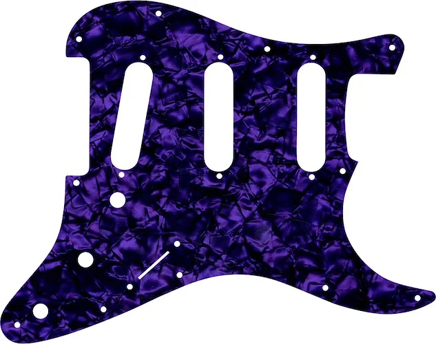 WD Custom Pickguard For Fender Old Style 11 Hole or American Vintage '62 Reissue Stratocaster #28PR Purple Pearl