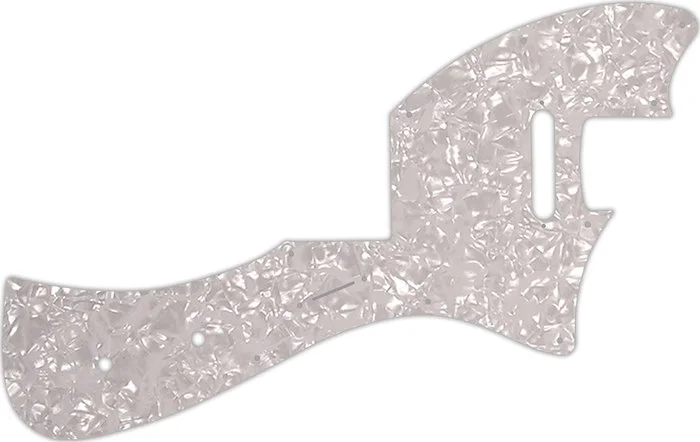 WD Custom Pickguard For Fender Parallel Universe Meteora #28 White Pearl/White/Black/White