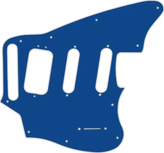 WD Custom Pickguard For Fender Pawn Shop Jaguarillo #08 Blue/White/Blue