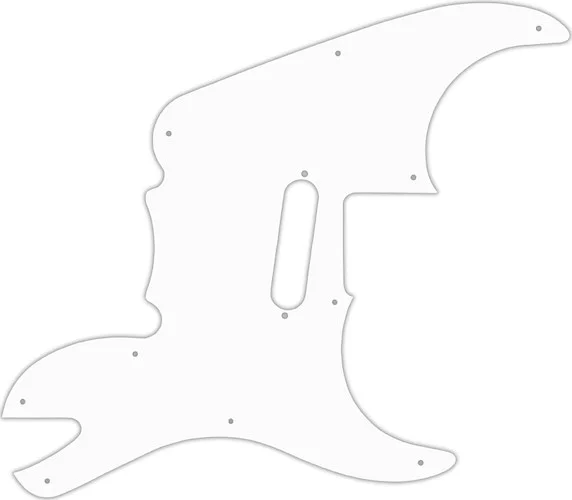 WD Custom Pickguard For Fender Pawn Shop '51 #04 White/Black/White
