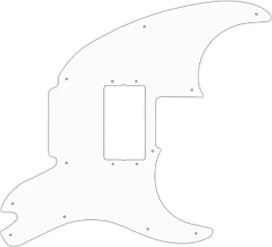 WD Custom Pickguard For Fender Pawn Shop '72 #02 White