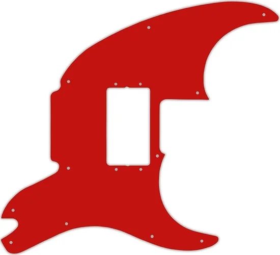 WD Custom Pickguard For Fender Pawn Shop '72 #07 Red/White/Red