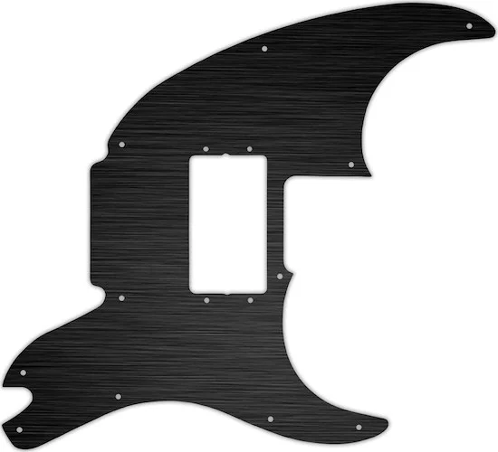 WD Custom Pickguard For Fender Pawn Shop '72 #27T Simulated Black Anodized Thin
