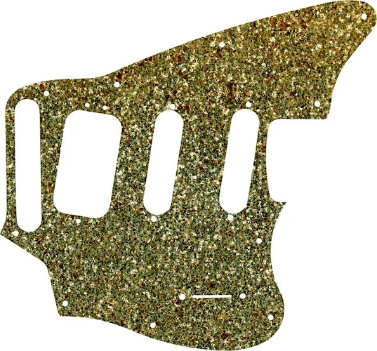 WD Custom Pickguard For Fender Pawn Shop Jaguarillo #60GS Gold Sparkle 