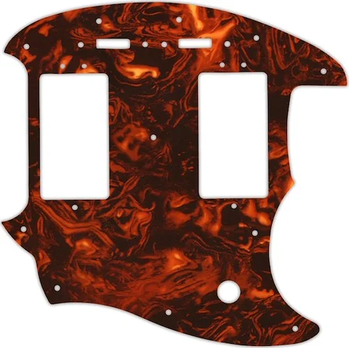 WD Custom Pickguard For Fender Pawn Shop Mustang Special #05F Faux Tortiose