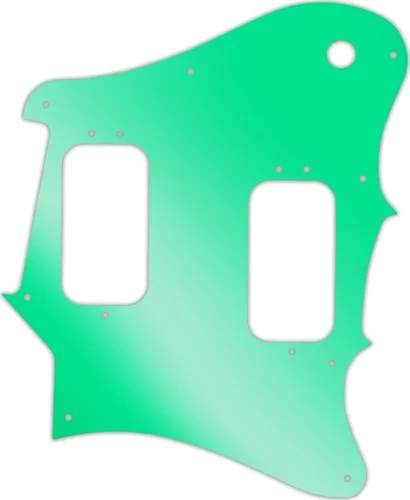 WD Custom Pickguard For Fender 2012-2013 Made In Mexico Pawn Shop Super-Sonic #10GR Green Mirror