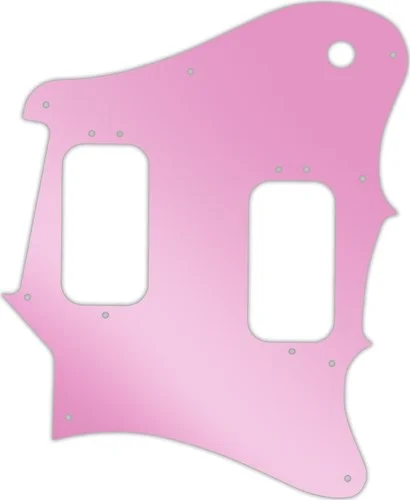 WD Custom Pickguard For Fender 2012-2013 Made In Mexico Pawn Shop Super-Sonic #10P Pink Mirror